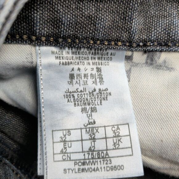 Guess Premium Jeans Mens 32x30 Lincoln Slim Straight Blue Denim - Picture 5 of 14